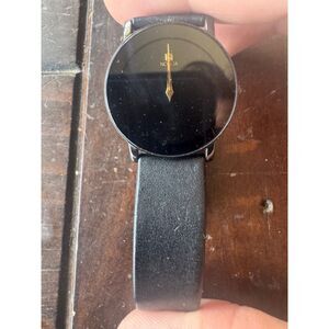Vintage Citizen Noblia Ultra-Slim Dress Watch - Black Museum Dial - Gold Hands
